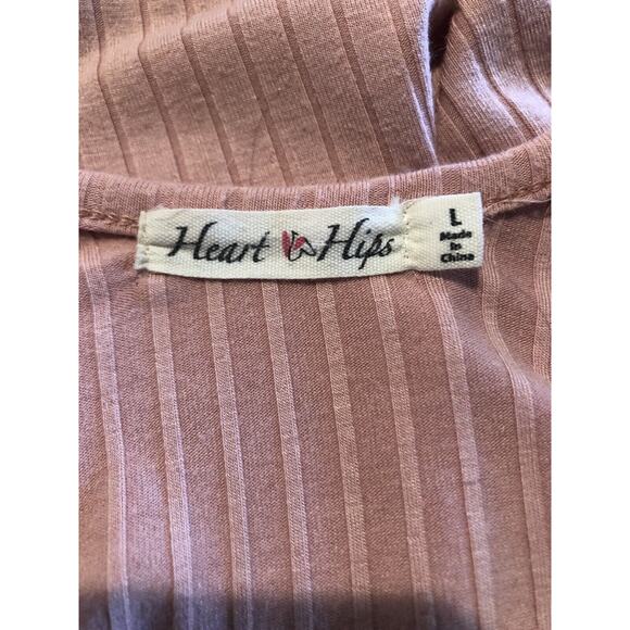 Blush Ribbed Bodycon Tank Dress Sz S |‎ Soft Knit Stretch Midi Sleeveless Basic - Picture 3 of 6